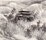 趙金鸰 四尺《趕年集》清華美院高研班導(dǎo)師（詢價(jià)）