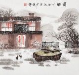 【已售】張春奇 三尺《晨曲》 徐悲鴻紀(jì)念館藝術(shù)中心理事