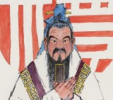 張春奇 四尺《仁義禮智信》徐悲鴻紀(jì)念館藝術(shù)中心理事（詢價(jià)）