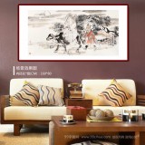 楊西沐 四尺《老子出關(guān)》 中國美術(shù)家協(xié)會(huì)會(huì)員（詢價(jià)）