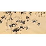 皇甫小喜 四尺《竹生空野外》 河南著名花鳥畫家