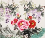 【已售】王寶欽 四尺《花開富貴》當(dāng)代花鳥牡丹畫名家（詢價）