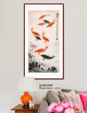 【已售】周升達 三尺《富貴久魚》 中國畫院國畫組長（詢價）