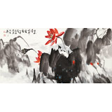 庾超然 四尺《出水荷風帶露香》 黃鶴樓書畫院院長