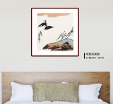 【已售】王永剛 三尺斗方《秋江》 國(guó)家一級(jí)美術(shù)師