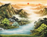 【已售】楊銘昌 小八尺《春山攬勝》 安徽山水畫(huà)研究協(xié)會(huì)理事