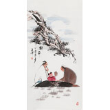 【已售】張春奇 三尺《對(duì)弈》徐悲鴻紀(jì)念館藝術(shù)中心理事