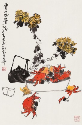 王永剛 四尺三開《雪濤筆意》 國家一級美術師（詢價）