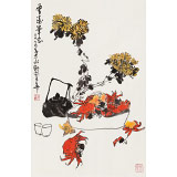 王永剛 四尺三開《雪濤筆意》 國家一級美術(shù)師（詢價(jià)）