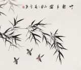 【已售】何華賢 四尺《竹報(bào)平安》  潁淮書(shū)畫(huà)名家
