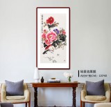 【已售】王寶欽 三尺《富貴有余》當(dāng)代花鳥牡丹畫名家（詢價(jià)）