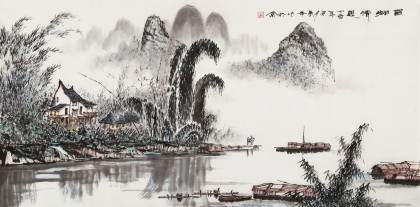 張春奇 四尺《苗鄉(xiāng)情思》徐悲鴻紀(jì)念館藝術(shù)中心理事