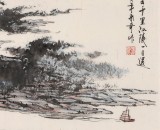 【已售】張春奇 四尺斗方《千里江陵一日還》 徐悲鴻紀(jì)念館藝術(shù)中心理事（詢價）