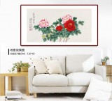 凌雪 三尺《花開富貴》 北京美協(xié)會員