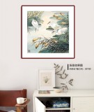 【已售】孫浩群 《三思圖》 八十歲學(xué)院派繪畫名家（詢價(jià)）