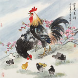 孫浩群 《富貴吉祥》 八十歲學(xué)院派繪畫名家（詢價(jià)）