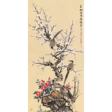 【已售】朱祖義 四尺《玉樹臨風(fēng)喜報(bào)春》 中國老子書畫院副院長