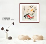 凌雪 三尺斗方《年年有余》 北京美協(xié)會(huì)員