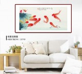 【已售】凌雪 三尺《年年有余》 北京美協(xié)會員