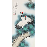 【已售】凌雪 三尺《松鶴延年》 北京美協(xié)會員