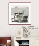 【已售】苗雨 四尺斗方《江南春早》 遼寧工美教授 師從吳冠中