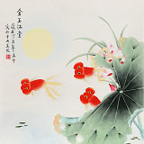 凌雪 四尺斗方《金玉滿堂》 北京美協(xié)會(huì)員