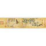 【已售】曲逸之 四尺對(duì)開(kāi)《紫藤花開(kāi)》 中國(guó)美術(shù)學(xué)院著名花鳥(niǎo)畫(huà)家