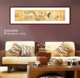 【已售】曲逸之 四尺對(duì)開《玉蘭》 河南省著名花鳥畫家