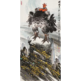 【已售】李憲章 四尺《睥睨中原三萬(wàn)里》 東方書(shū)畫(huà)院名譽(yù)院長(zhǎng)