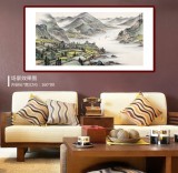 劉金河 四尺《潮平兩岸闊 風(fēng)正一帆懸》 中美協(xié)會員（詢價）