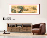 【已售】何實(shí) 1.5米《白云橋山客 信步可成詩》吉林著名山水畫家