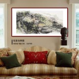 管旺林 四尺《地靈秋韻圖》 中美協(xié)會(huì)員