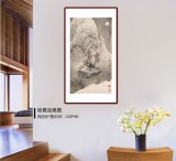 【已售】孟振華 三尺《明月雪山圖》西安美院研究生 金獎獲得者