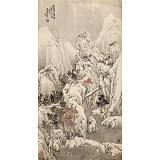 孟振華 三尺《萬點雪峰晴》西安美院研究生 金獎獲得者