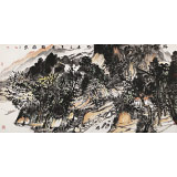 趙倩 四尺《游山小記》 中美協(xié)會員 當(dāng)代著名山水畫家