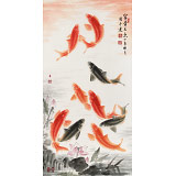 【已售】周升達 四尺《富貴久魚》 中國畫院國畫組長（詢價）