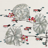 【已售】王永剛 四尺斗方《鴻運(yùn)當(dāng)頭》 國(guó)家一級(jí)美術(shù)師