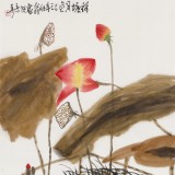 【已售】王永剛 四尺斗方《荷塘月色》 國家一級美術(shù)師（詢價）