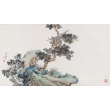 孟振華 三尺《亭亭山上松》西安美院研究生 金獎(jiǎng)獲得者