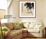 周自豪 三尺斗方《明珠如綴》 當代著名禪意畫家