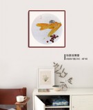 龐銀時 扇面《豐碩圖》 中美協(xié)會員