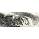 管旺林 小六尺《春潮》 中美協(xié)會員