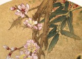 【已售】龐銀時(shí) 扇面《竹外桃花三兩枝》 中美協(xié)會(huì)員