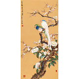 【已售】南海禪寺 妙林居士 四尺《雙壽圖》