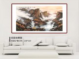 【已售】張慧仁 六尺《秋山神韻》 廣西山水畫家協(xié)會(huì)常務(wù)理事