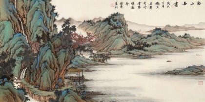 【已售】吳顯剛 四尺《溪山無(wú)盡》 貴州七星關(guān)美協(xié)主席