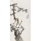 【已售】曹建濤 四尺《菩提本無樹》 獨具特色水墨人物畫家