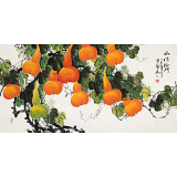 【定制】黃藝四尺《福祿臨門(mén)》定金400尾款460