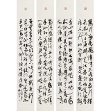 【已售】姚宏宇 草書《古詩四首》 中書協(xié)培訓中心導師