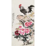 【已售】梁景欣 四尺《富貴吉祥》 青大美院學(xué)院派畫(huà)家